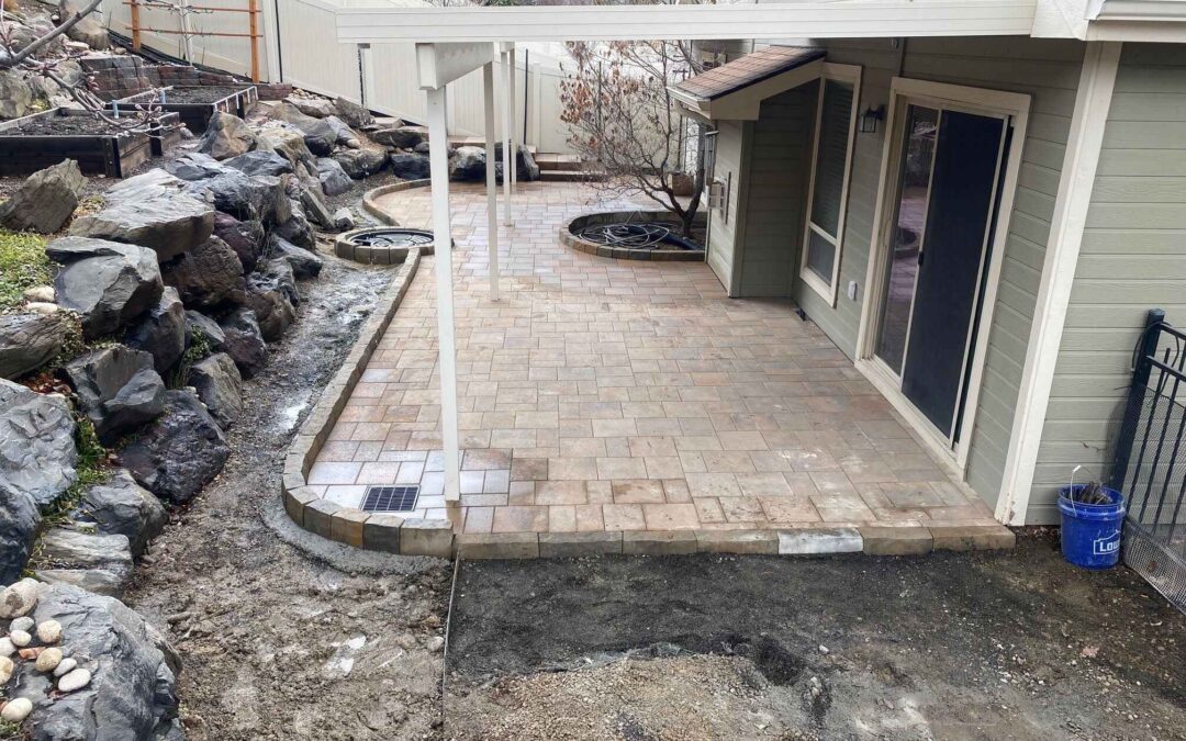 Patio Stone Renovations in Progress